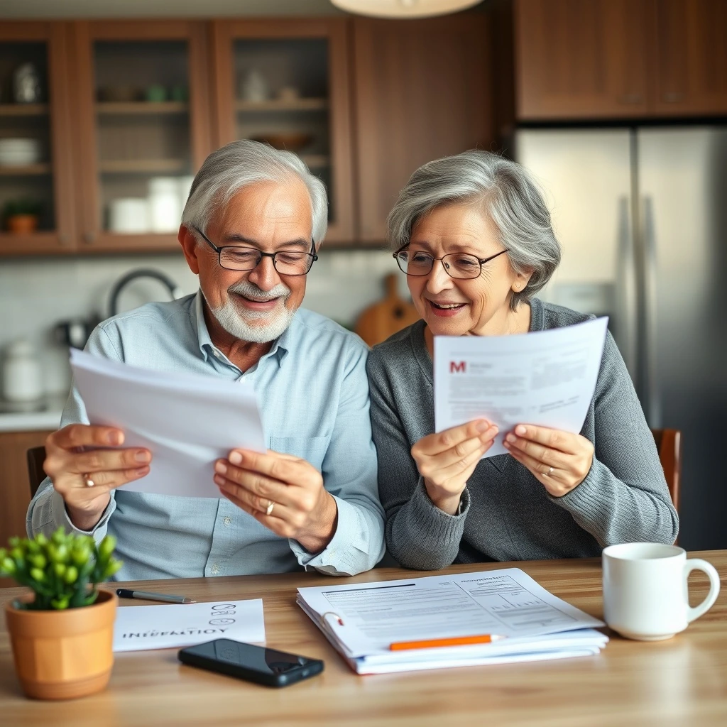 Medicare card beside Social Security benefits illustrates premium deductions from monthly payments